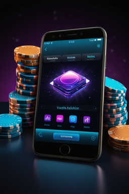 Smartphone avec l’app Glorion Casino